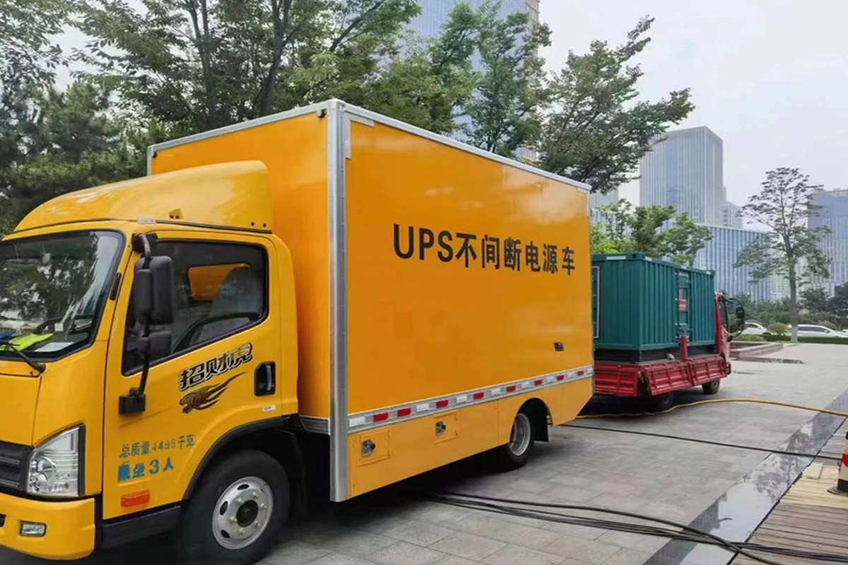 内江发电机租赁施工现场