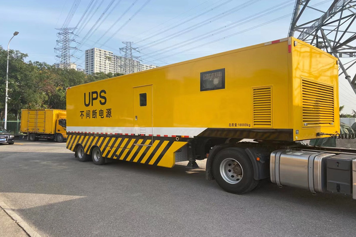 内江发电机租赁施工现场